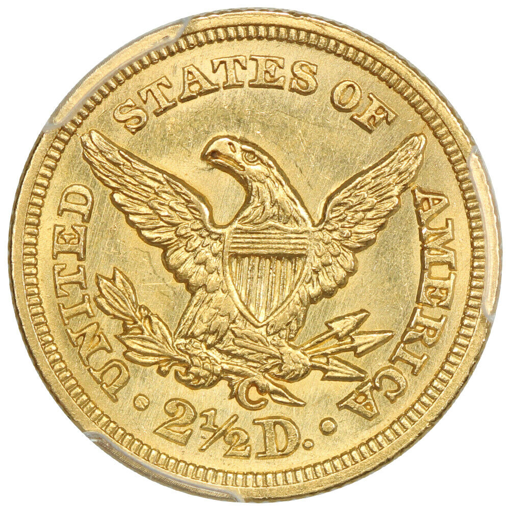 1847-C $2.50 PCGS MS63 ex: D.L. Hansen - Liberty Head $2.5