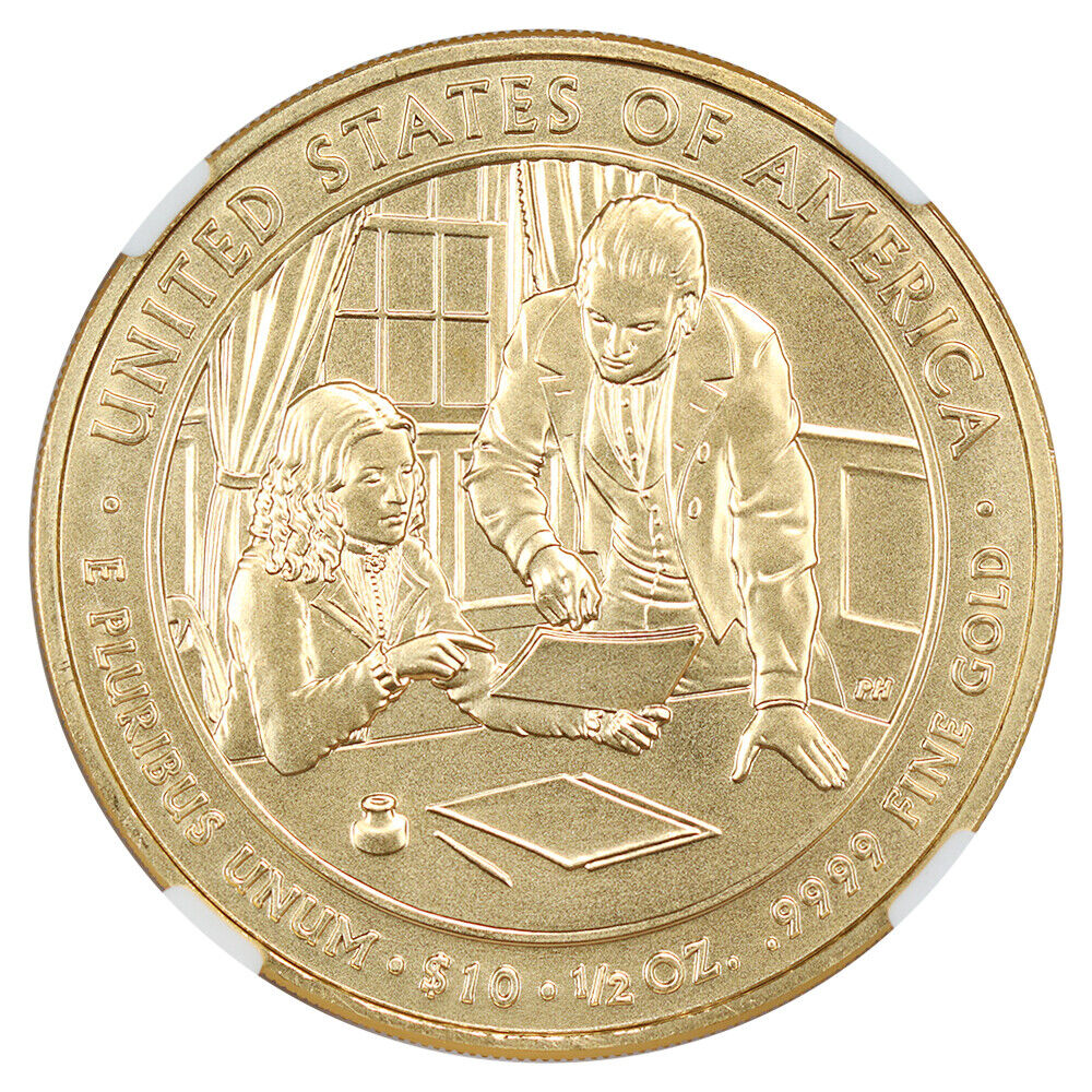 2009-W Sarah Polk $10 NGC MS70