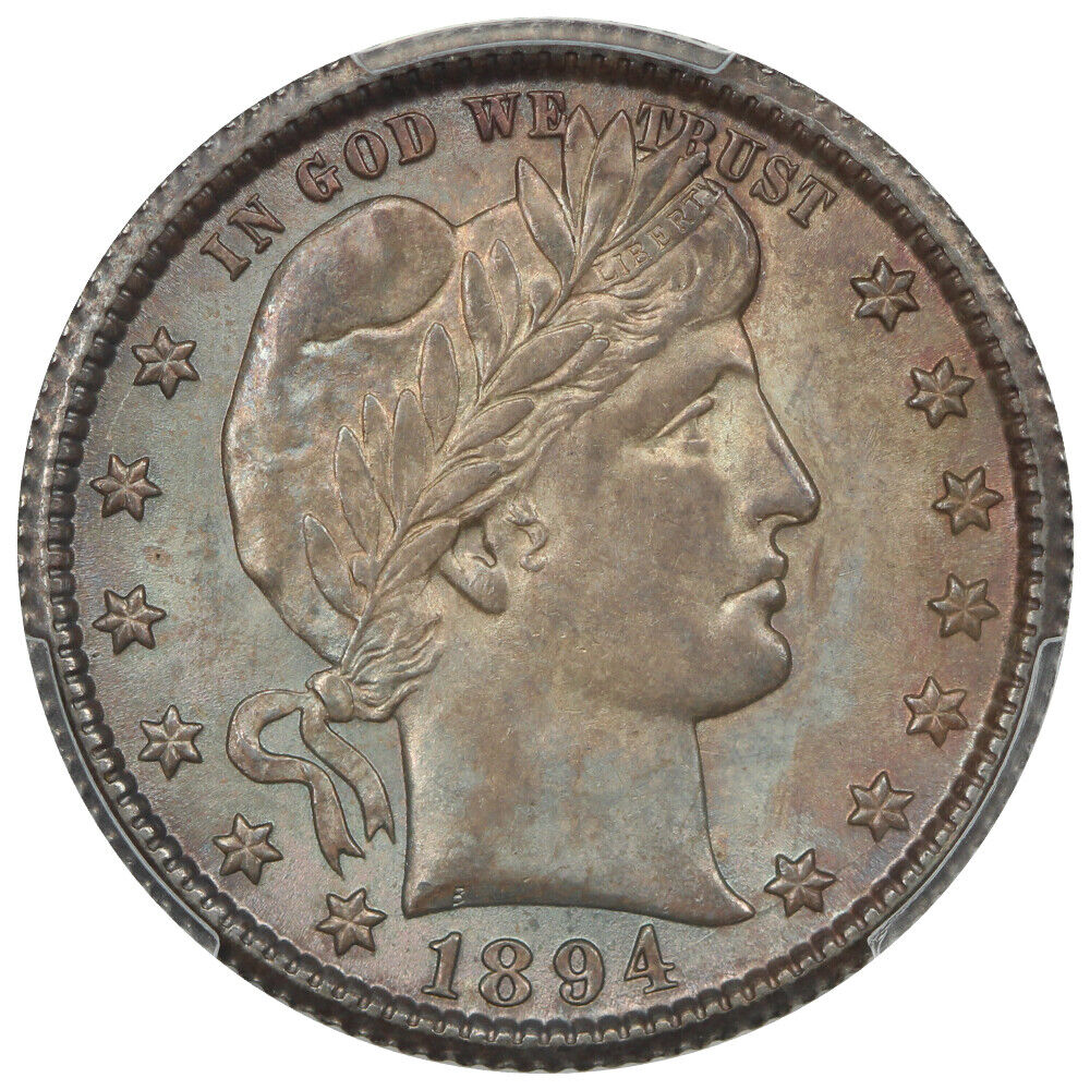 1894-O 25C PCGS MS64 - Barber Quarter