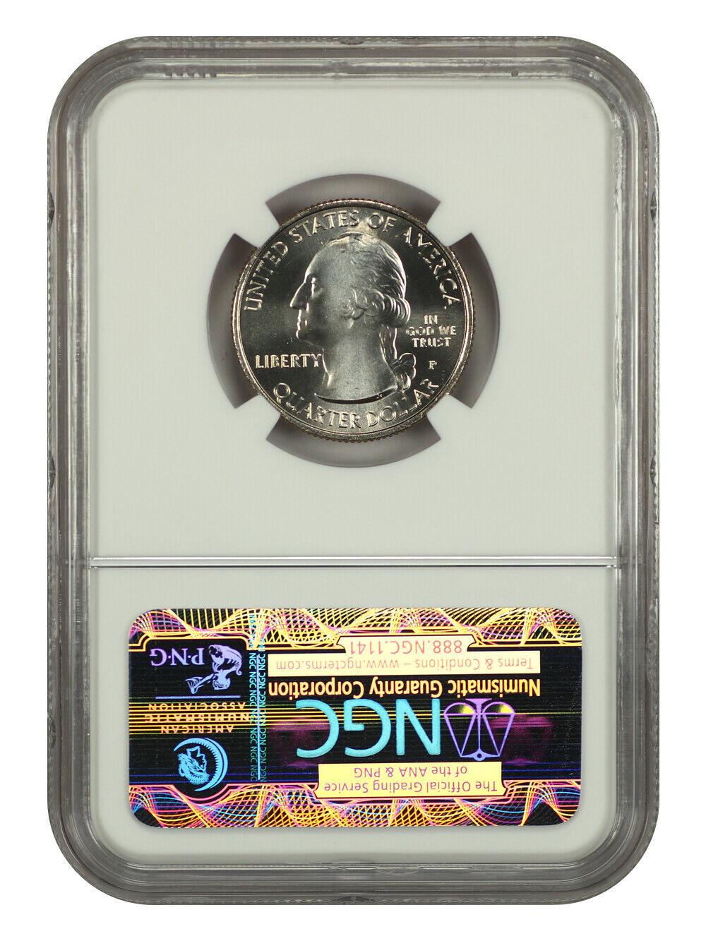 2012-P 25C Hawaii Volcanoes NP NGC MS68 - Type 1 - Clad