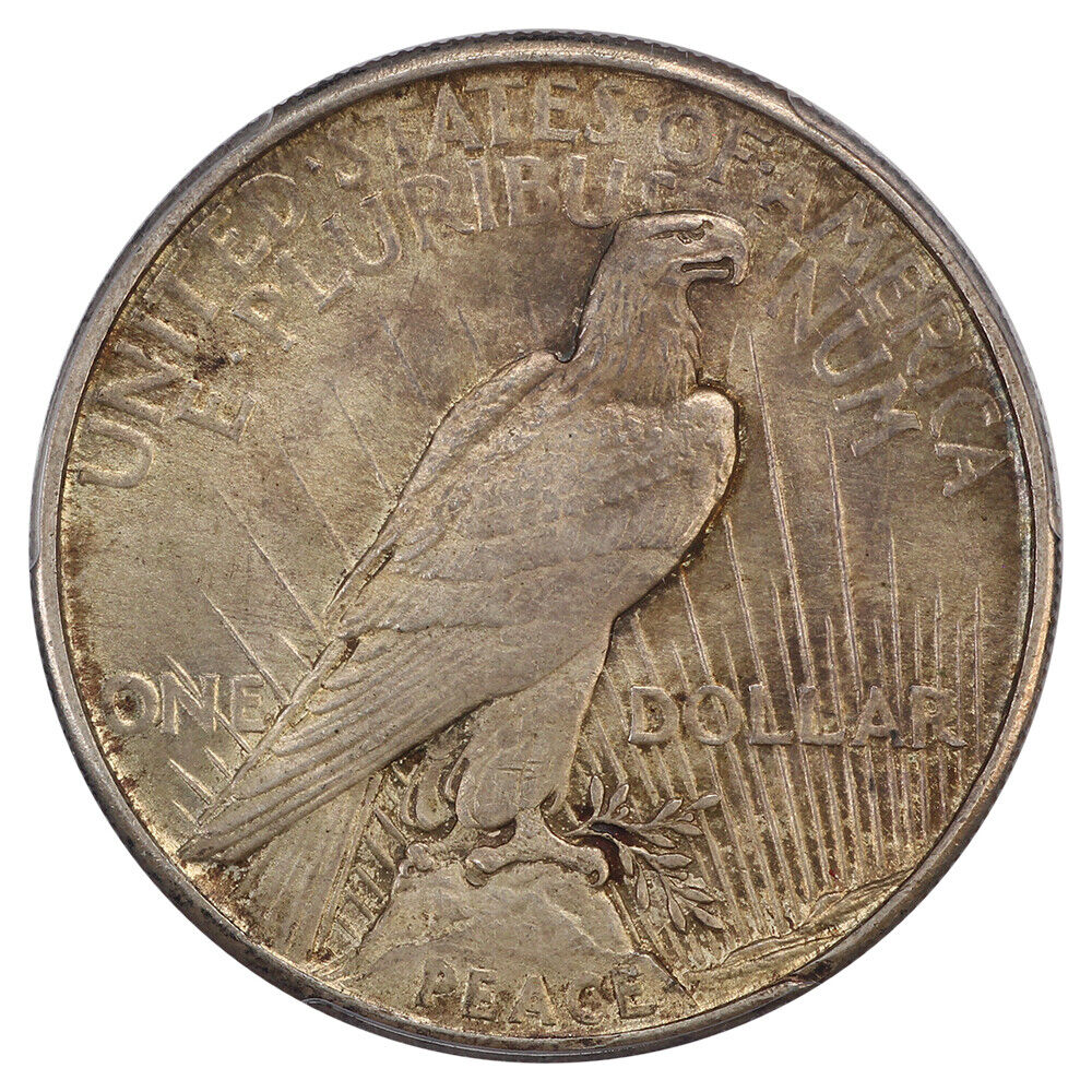 1921 $1 PCGS/CAC AU58 (High Relief) - Peace Dollar - Fantastic Originality