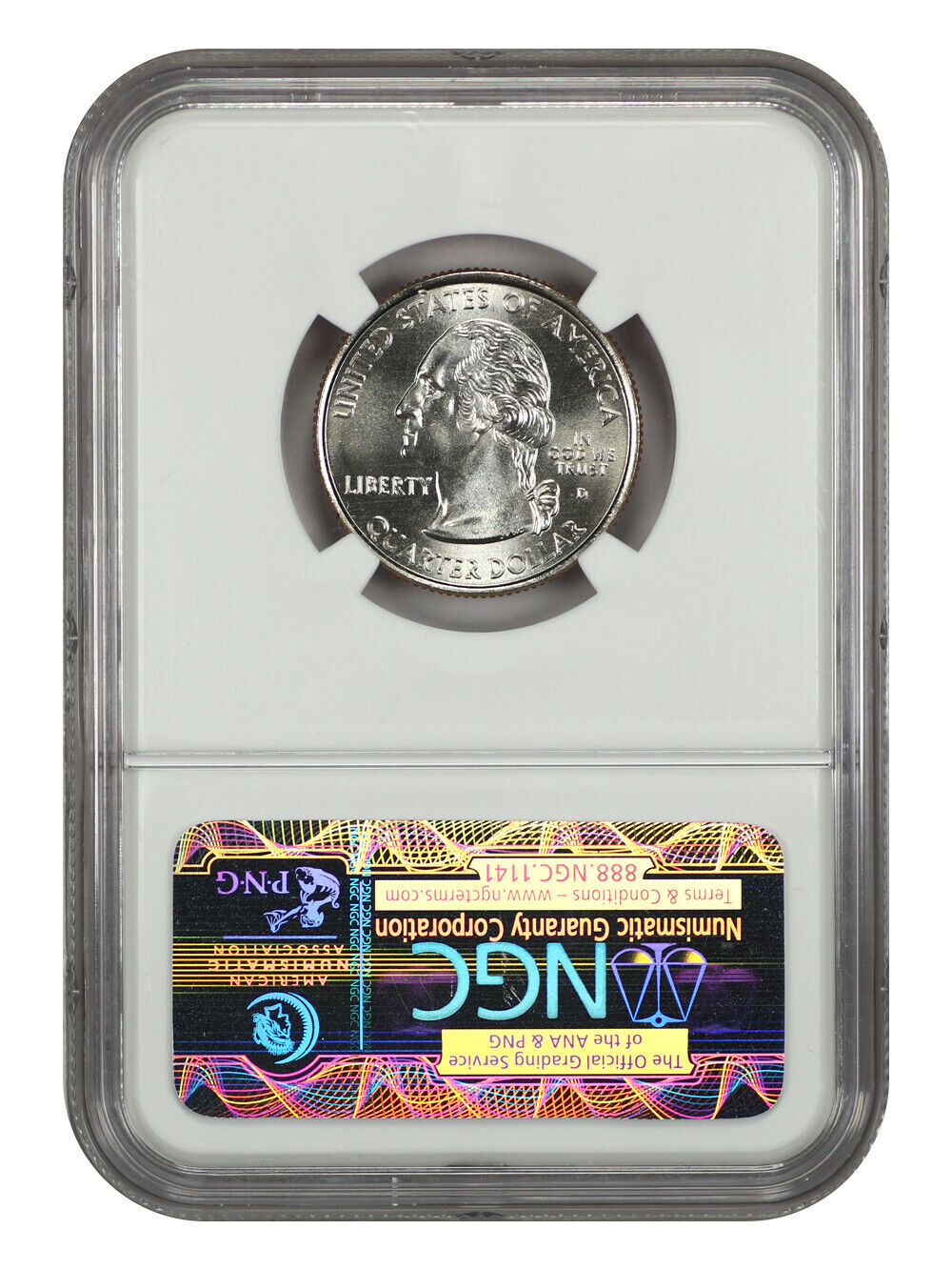 2004-D 25C Iowa NGC MS68 - Washington 50 States Quarters