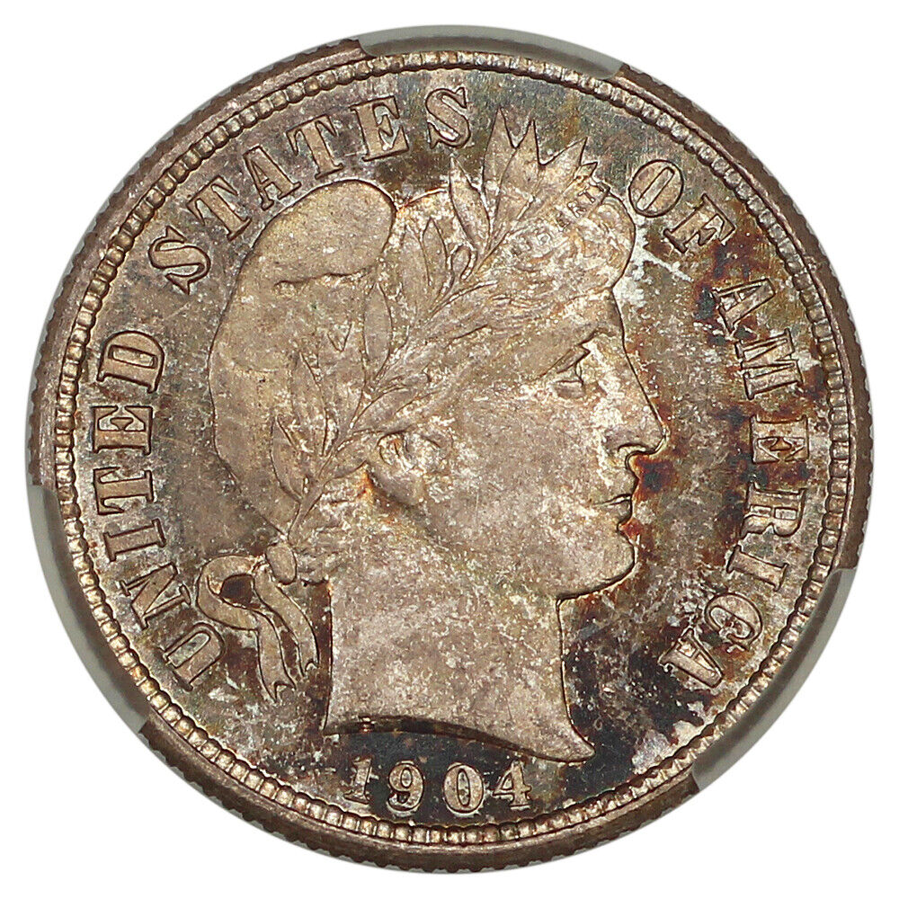 1904-S 10C CACG MS66+ ex: D.L. Hansen - Barber Dime