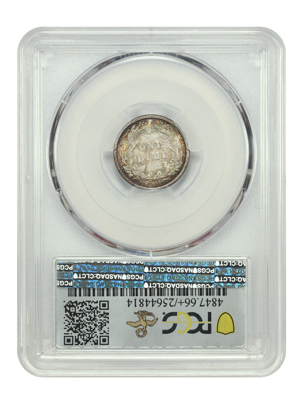 1908-D 10C PCGS MS66+ ex: D.L. Hansen