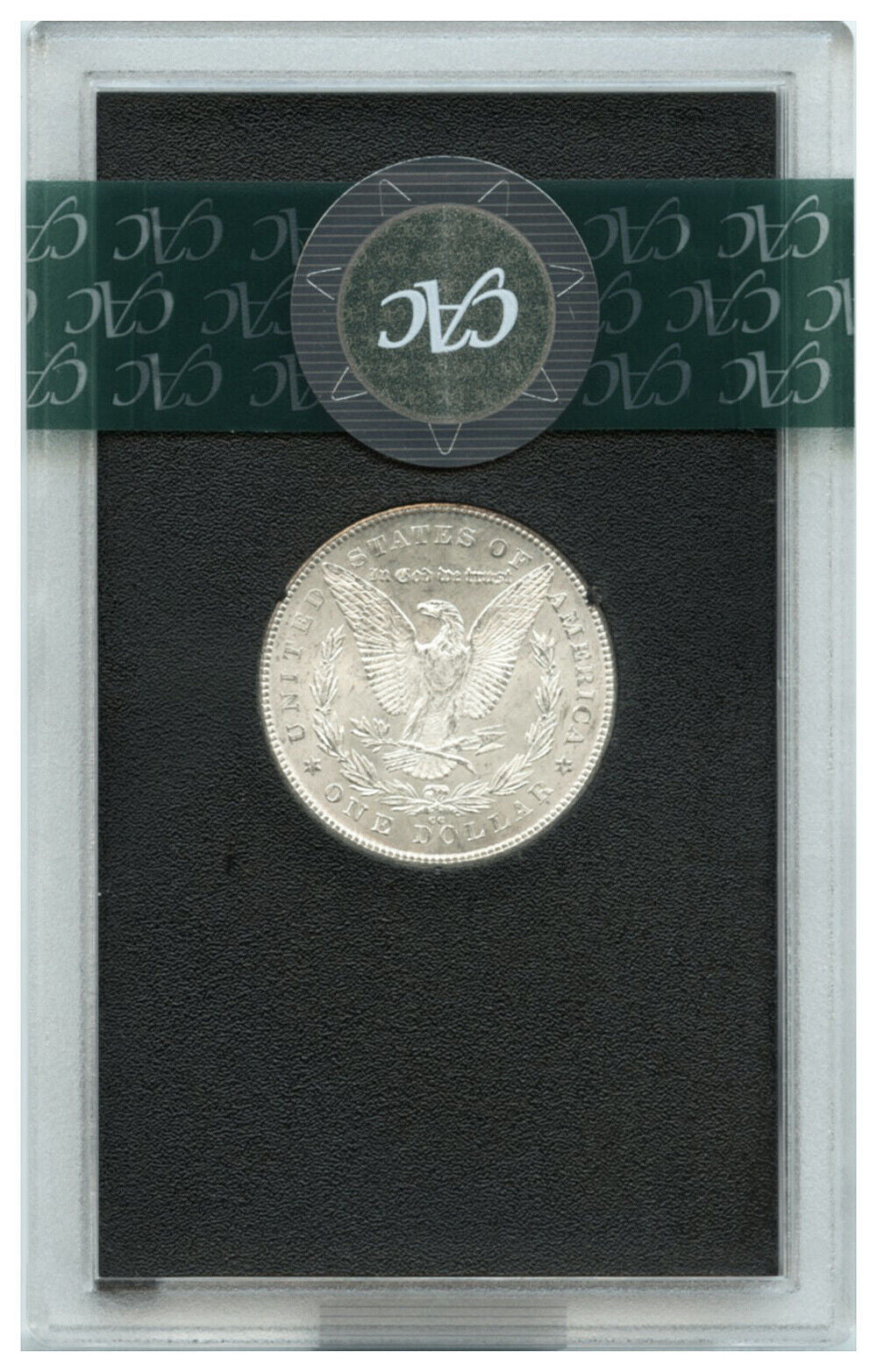 1880-CC $1 CACG/GSA MS61 (Rev of 78, Box & COA) - Morgan Dollar