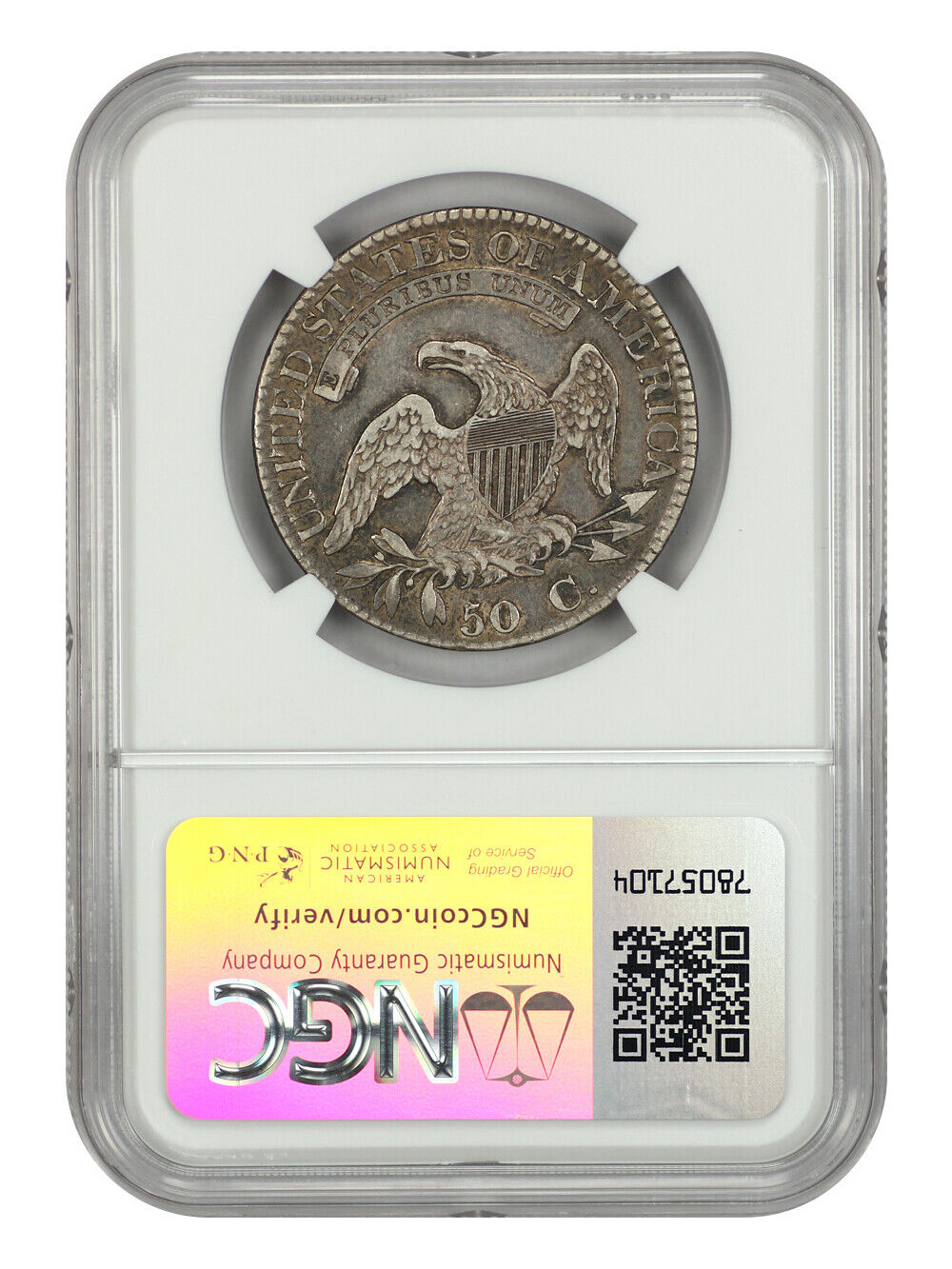 1823 50C NGC XF45 - Capped Bust Half Dollar