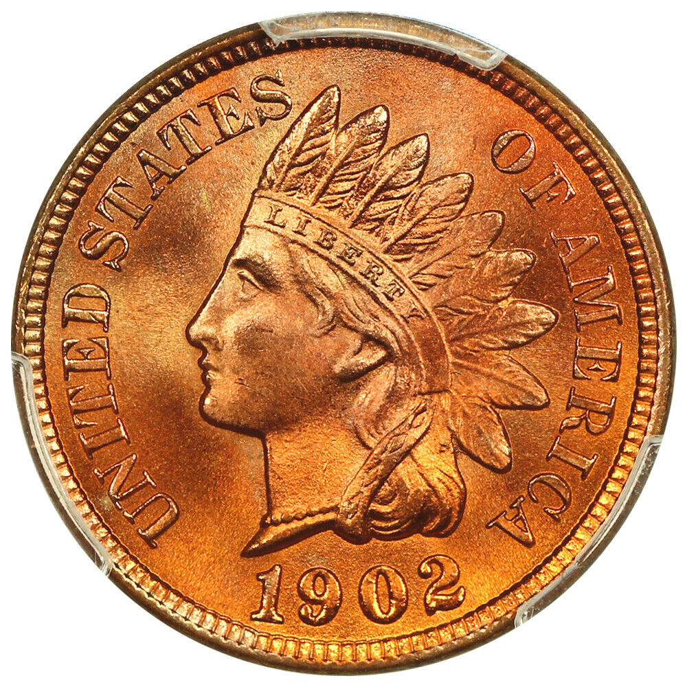 1902 1c PCGS MS67+ RD ex: D.L. Hansen