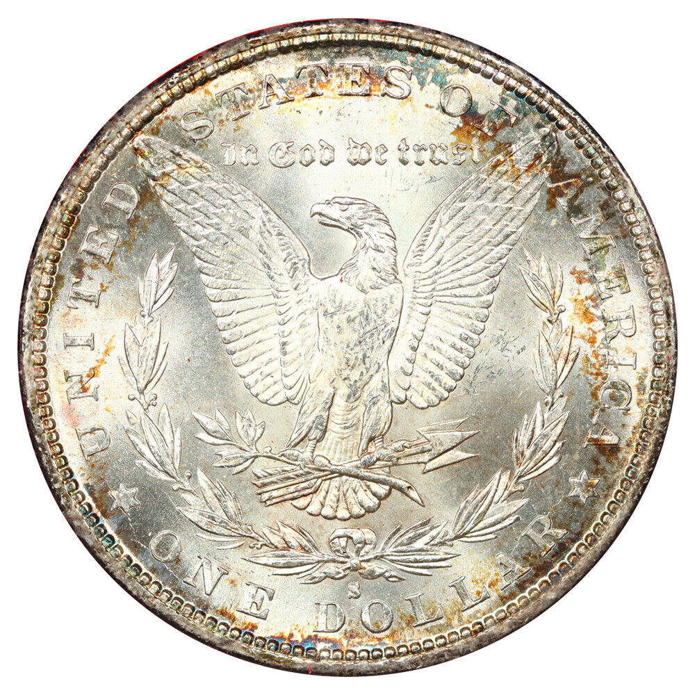 1887-S $1 NGC/Redfield MS64 - Morgan Dollar - Famous Hoard Coin