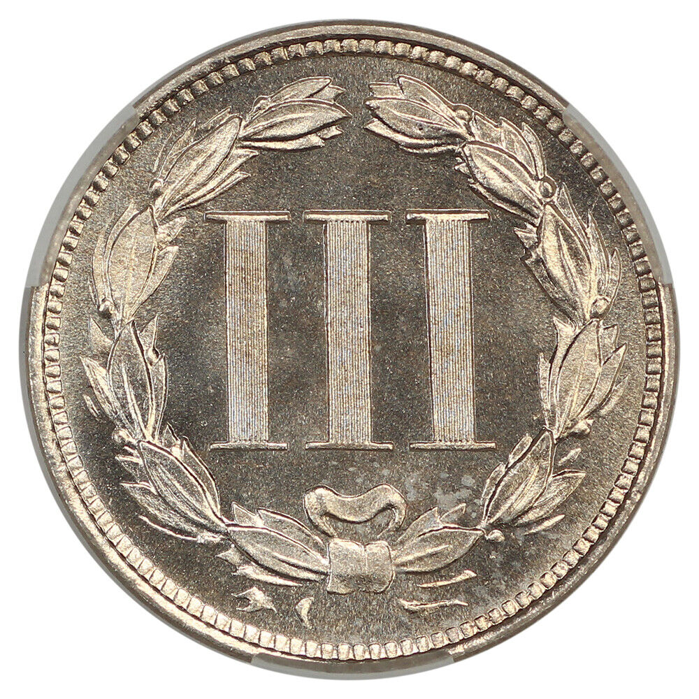 1880 3CN CACG PR67CAM ex: D.L. Hansen - Three Cent Nickel