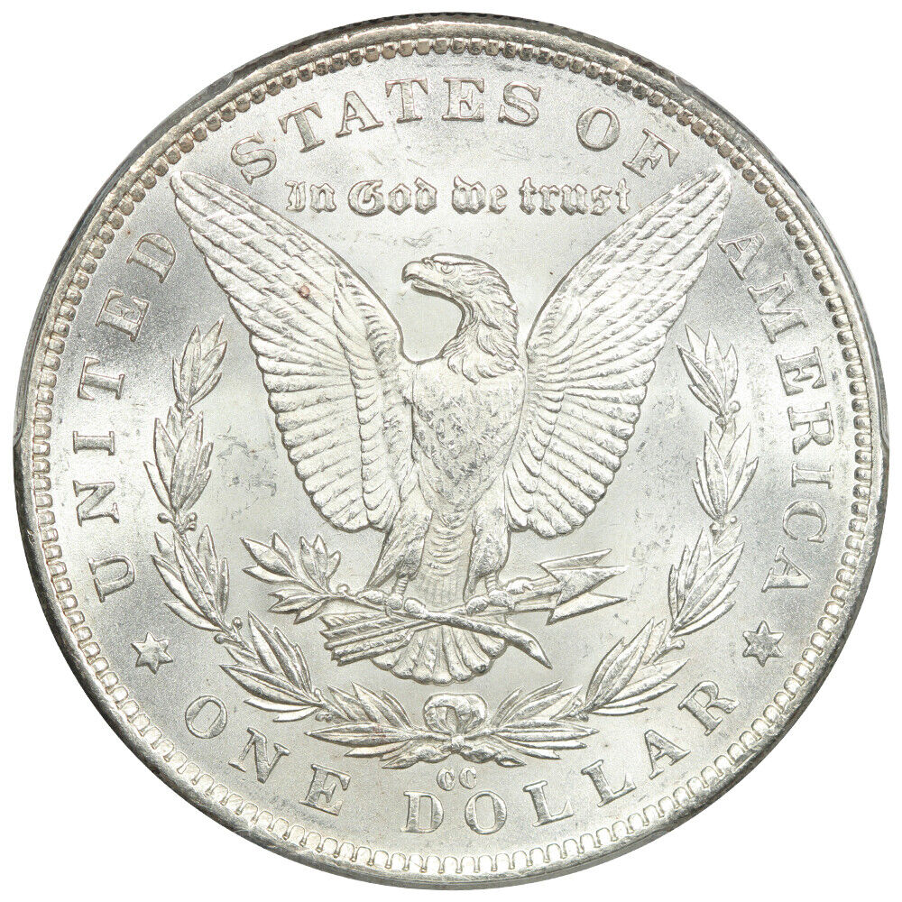 1891-CC $1 PCGS MS62 - Morgan Dollar - Scarce Date