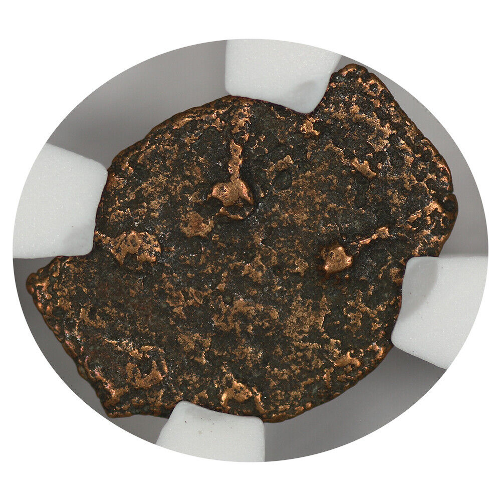 Ancient Roman Judaea Widow's Mite: (103-76 BC) AE Prutah (Alex. Jannaeus)