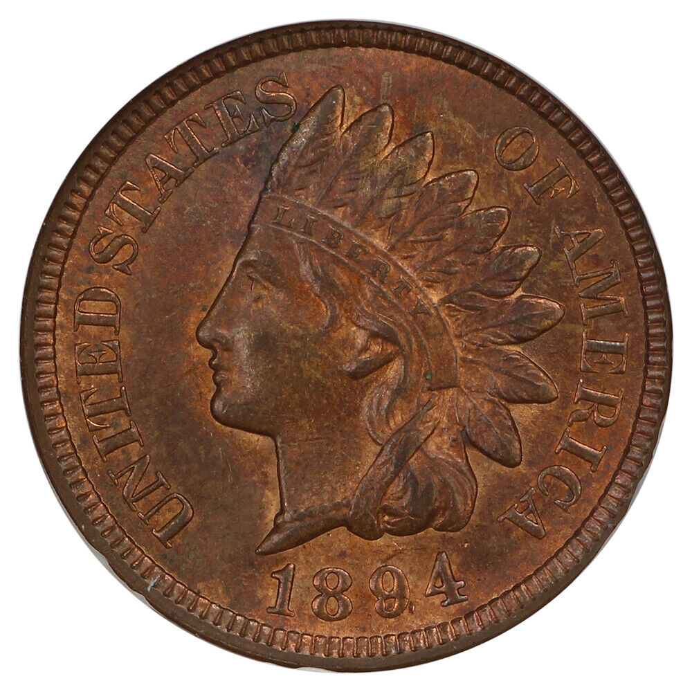 1894 1C NGC MS64RB (OH) - Indian Cent - Better Date