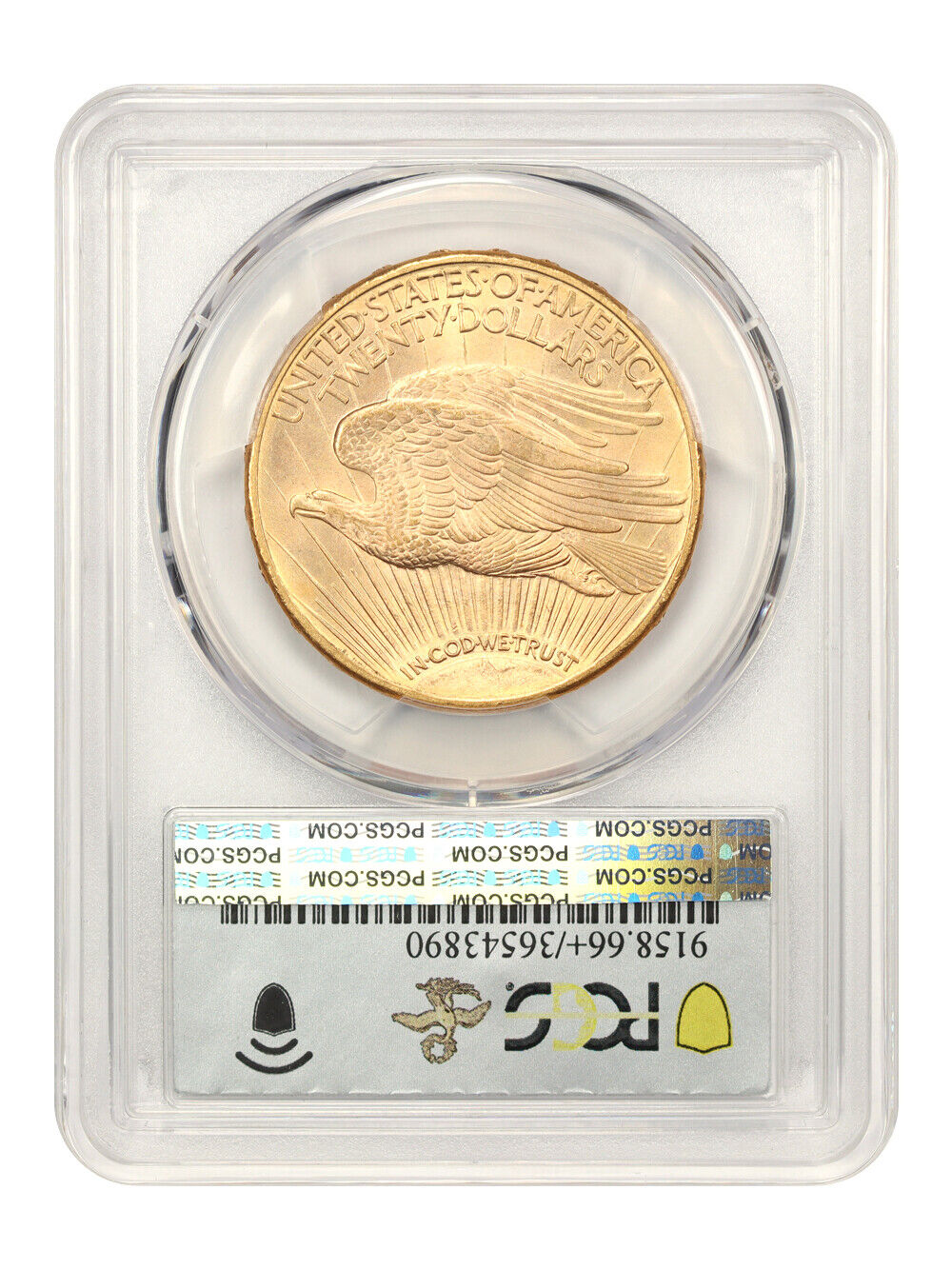 1911-D $20 PCGS MS66+ ex: D.L. Hansen