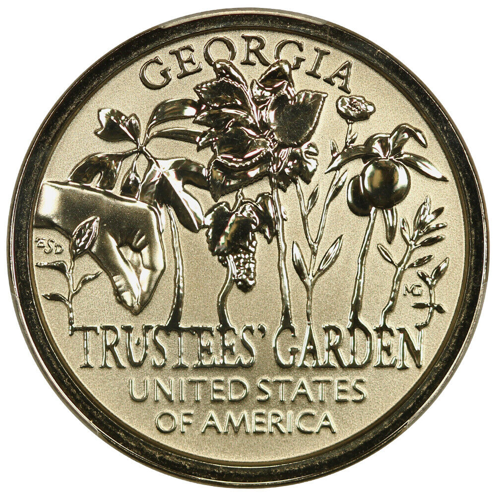 2019-S $1 Amer. Innovation PCGS PR69 (GA Trustees' Garden, Rev Proof, First Stri