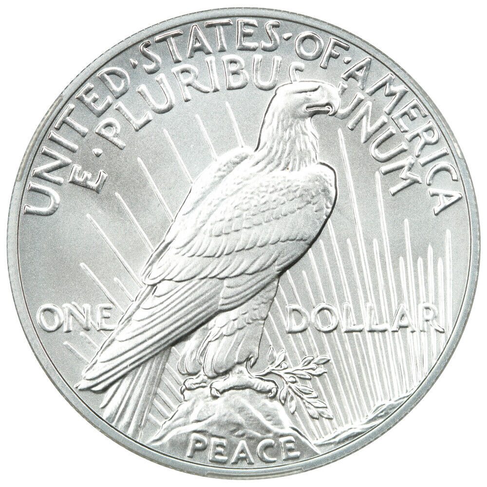 2021 $1 Peace Dollar CACG MS69 (100th Anniversary) - $1 (Silver)