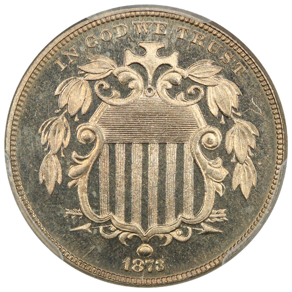 1873 5C PCGS PR66CAM (Closed 3) ex: D.L. Hansen