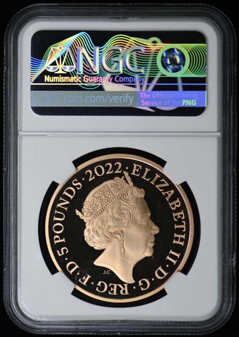 2022 G.Britain Fountain of Honour First Releases G5PND NGC PR70DCAM