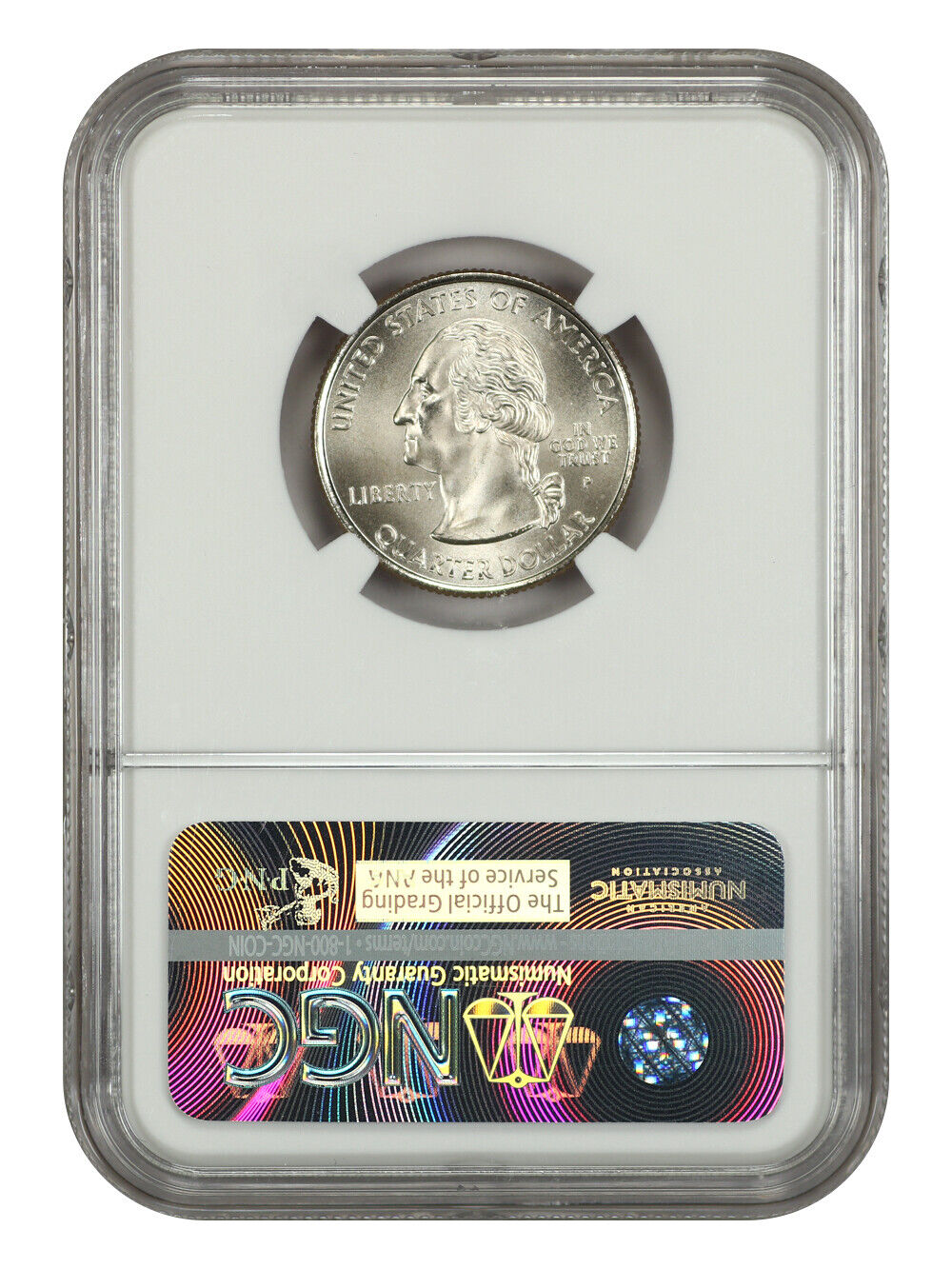 2008-P 25C New Mexico NGC SP68 (Satin Finish) - Washington 50 States Quarters
