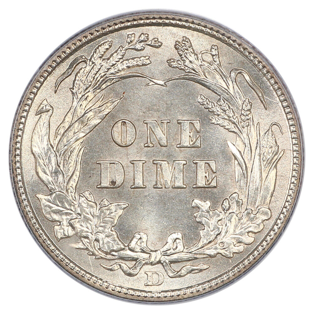 1906-D 10C PCGS MS64 - Barber Dime