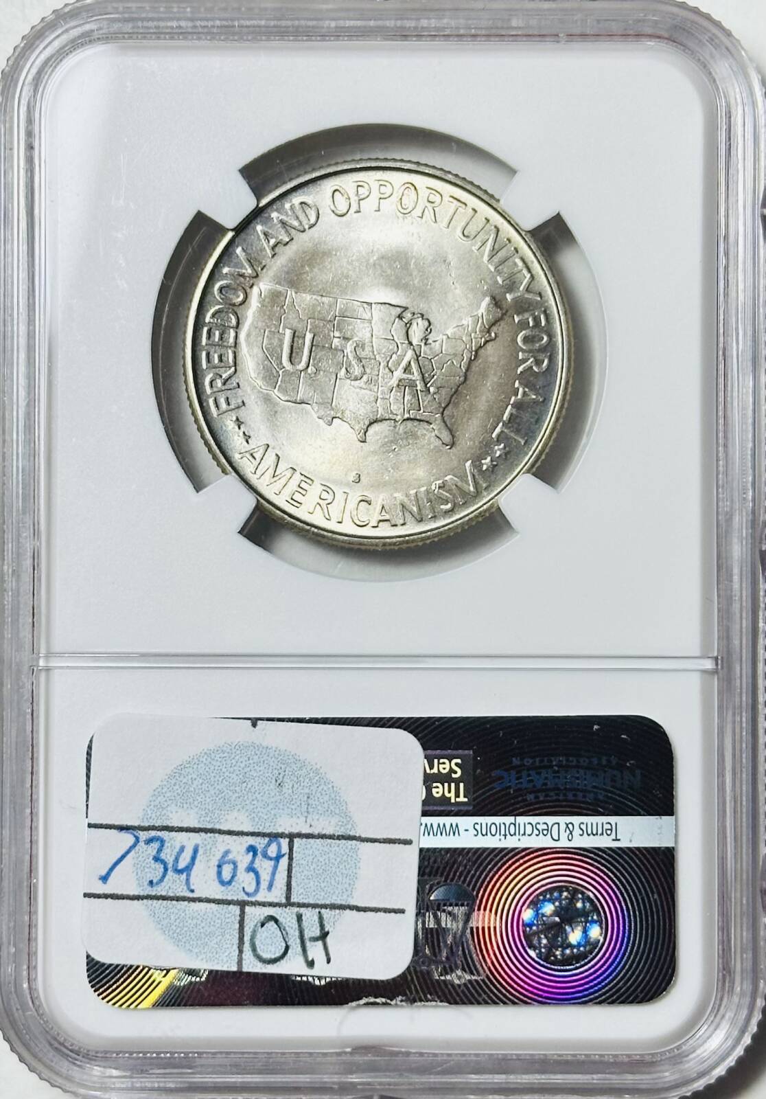 1954 S Carver/Washington Commemorative NGC MS-65