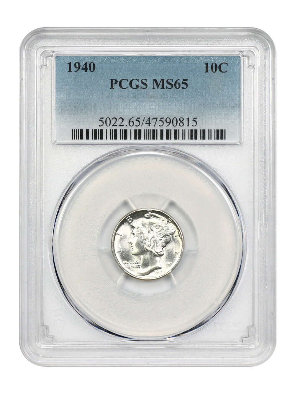 1940 10C PCGS MS65