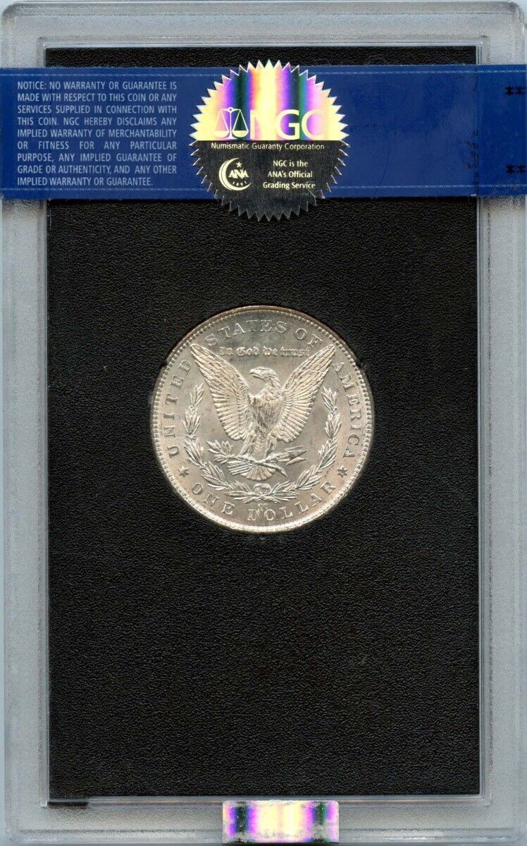 1890-CC Morgan Dollar GSA HOARD S$1 NGC MS62