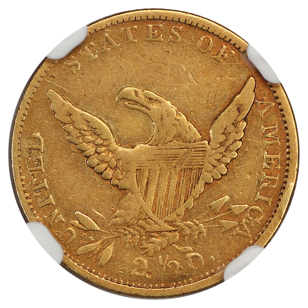 1835 $2.50 NGC VF25 - Classic Head $2.5 - Classic Head Gold Type Coin