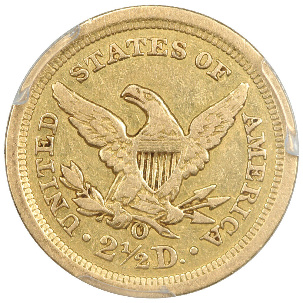 1843-O $2.50 PCGS XF40 (Small Date) - Liberty Head $2.5