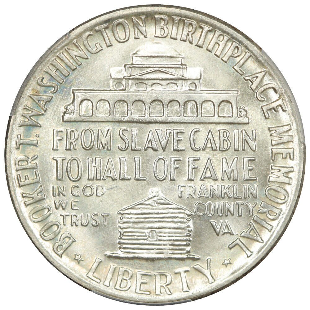 1948 50C Booker T. Washington PCGS/CAC MS67 - Classic Silver Commemorative