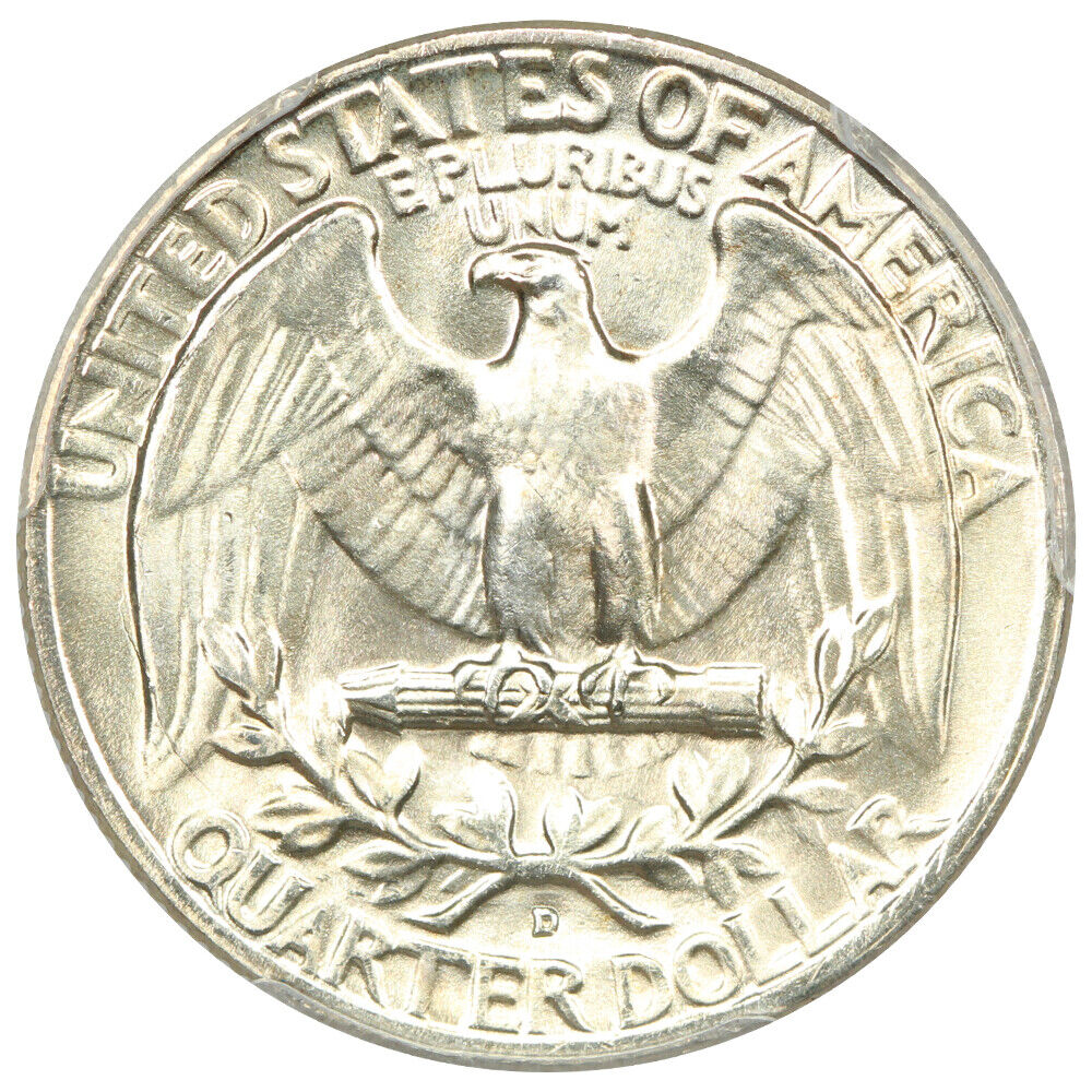 1961-D 25C PCGS MS67 ex: D.L. Hansen - Washington Quarter