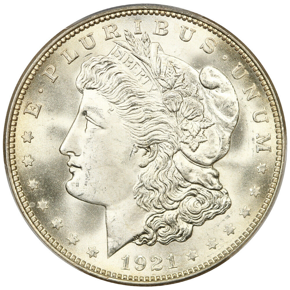 1921 Morgan $1 PCGS MS66+ ex: D.L. Hansen