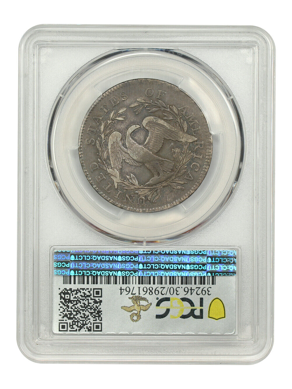 1795/1795 50C PCGS VF30 (O-112, 2 Leaves, Recut Date) ex: D.L. Hansen