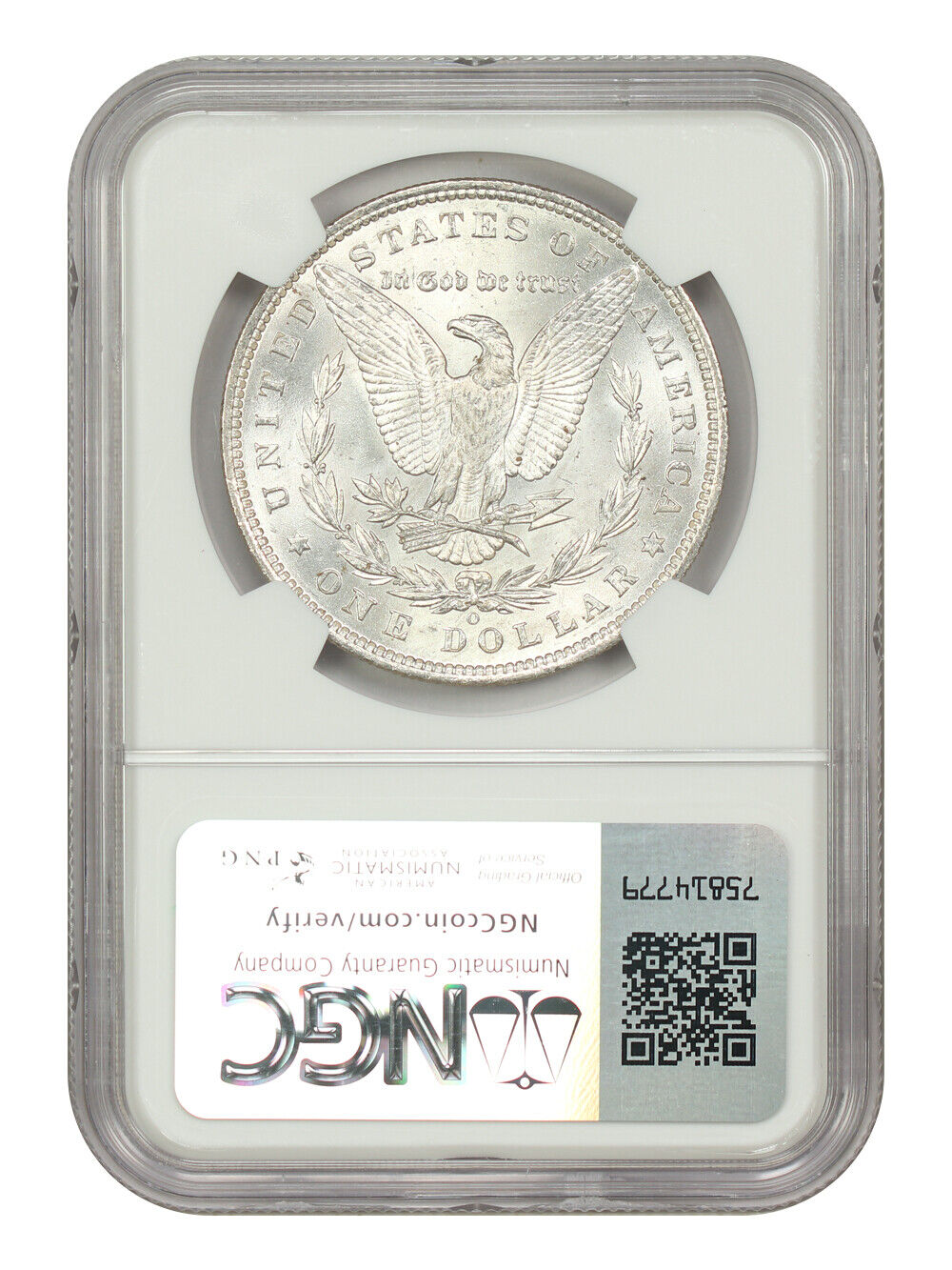 1885-O $1 NGC MS67 - Morgan Dollar
