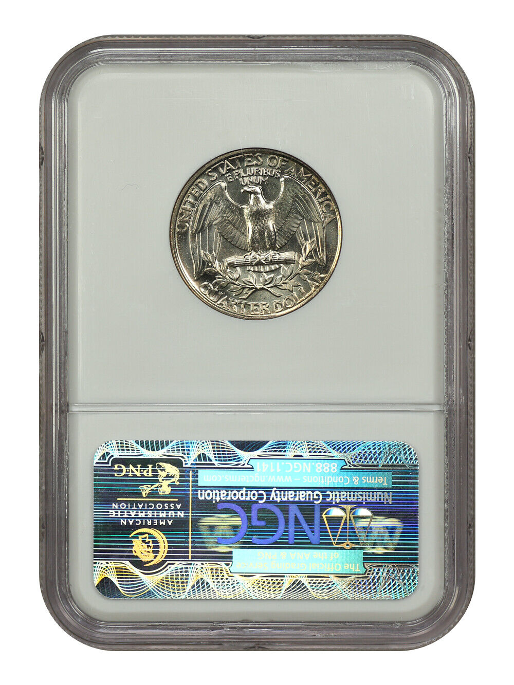 1990-P 25C NGC MS67 - Washington Quarter