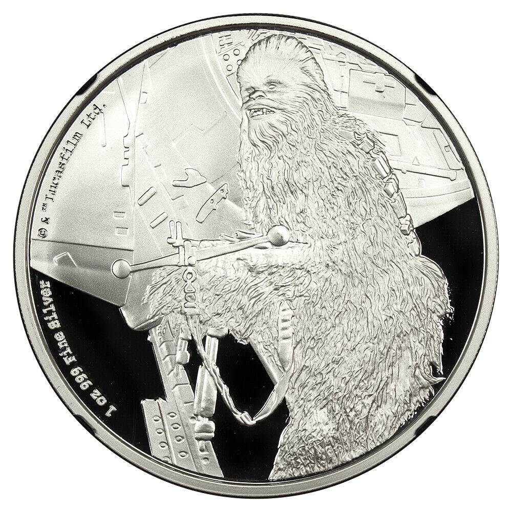 Niue: 2017 Star Wars Chewbacca $2 NGC Proof 69 UCAM (One of First 1500 Struck)