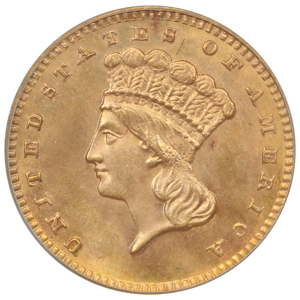1886 G$1 PCGS MS65 - Gold Dollar