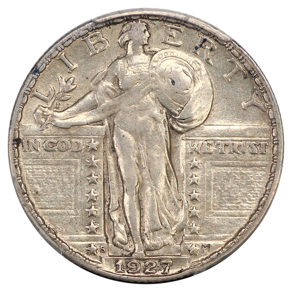 1927-S 25C PCGS AU50 - Standing Liberty Quarter - Key Date