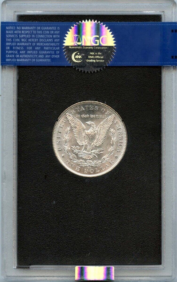 1890-CC Morgan Dollar GSA HOARD S$1 NGC MS62