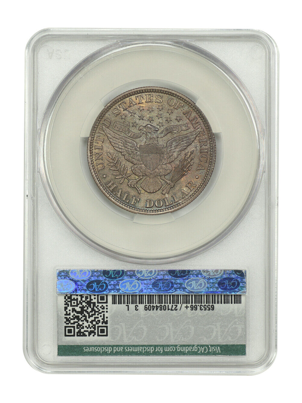 1892 50C CACG MS66+