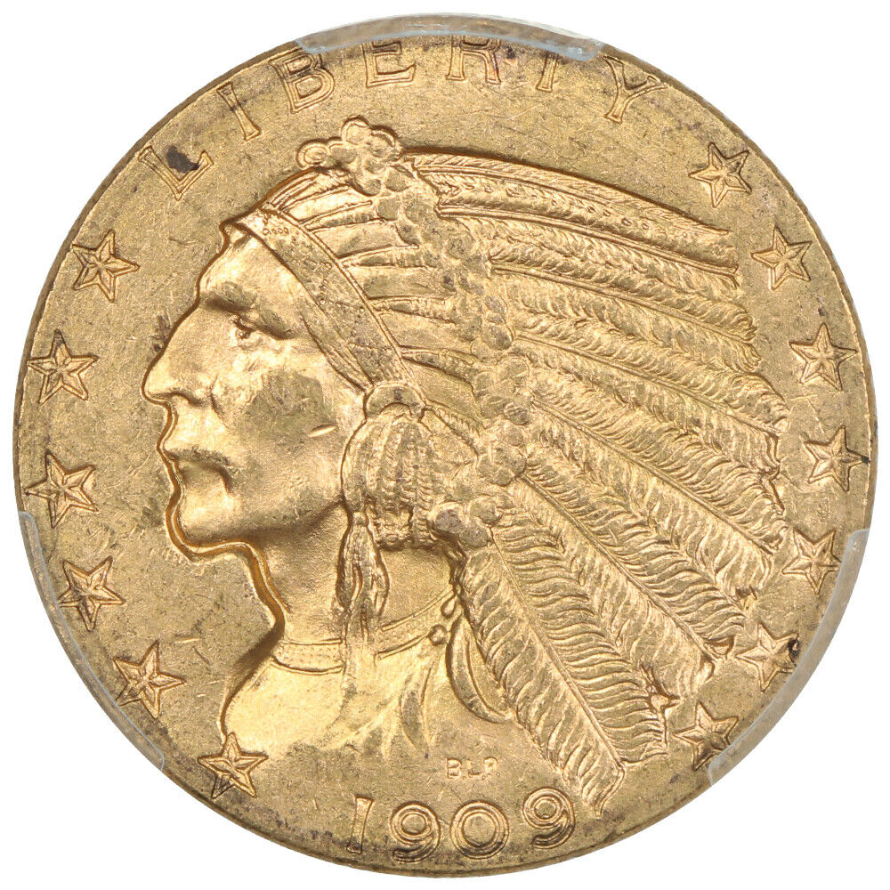 1909 $5 PCGS/CAC MS63 - Indian $5