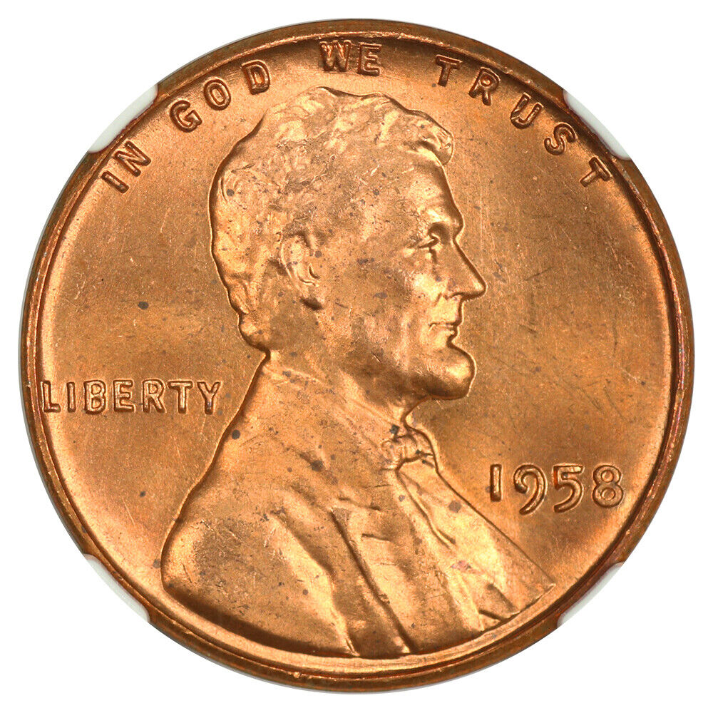 1958 1C NGC MS67RD