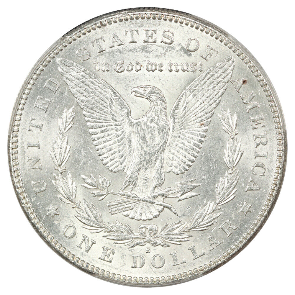 1879-S $1 PCGS AU58 (Reverse of 1878) - Morgan Dollar - Scarce Variety