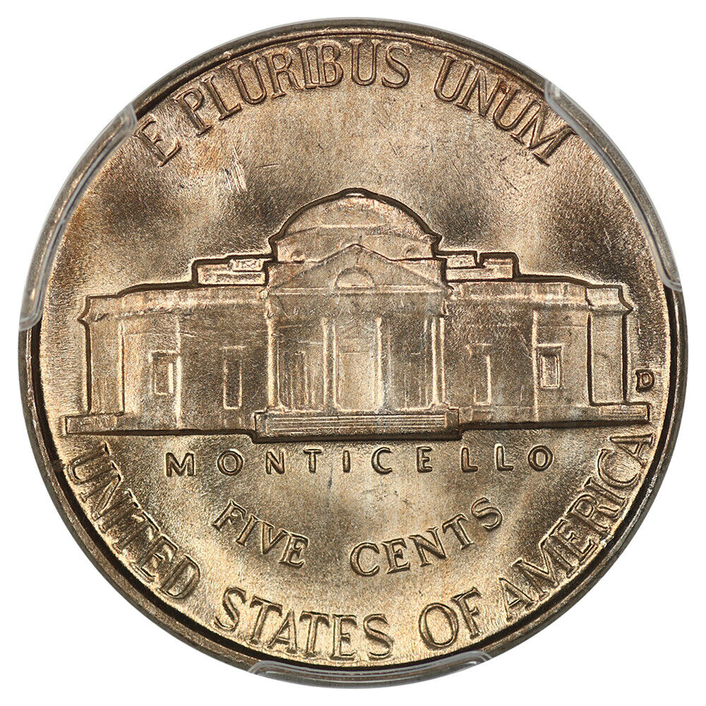 1948-D 5c PCGS MS67 FS ex: D.L. Hansen