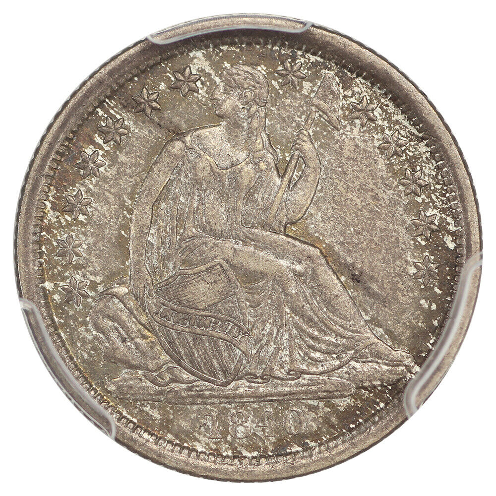 1840-O 10C PCGS AU53 (No Drapery) ex: D.L. Hansen