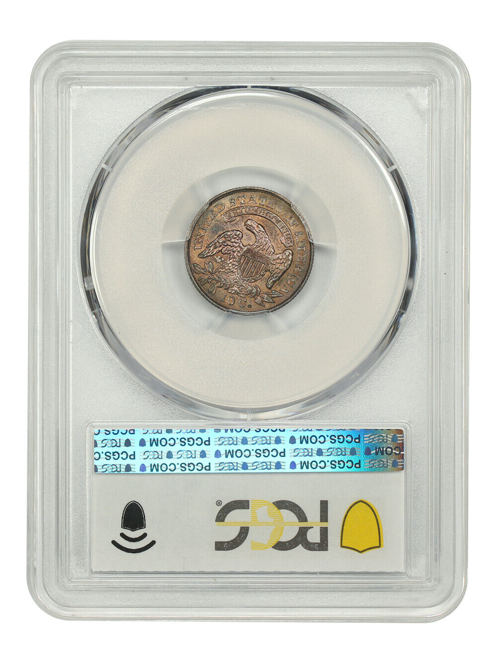 1833 10C PCGS AU58 - Capped Bust Dime - Fantastic Slider