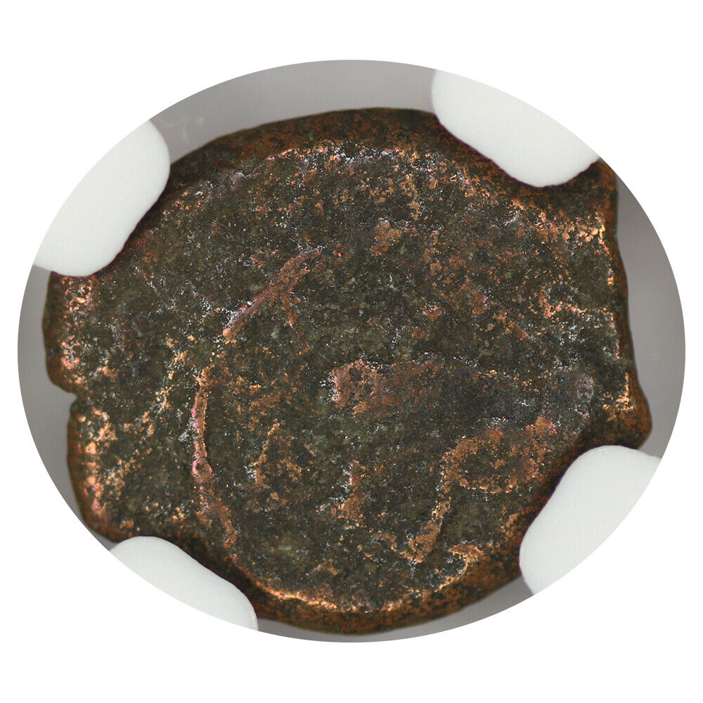 Ancient Roman Judaea Widow's Mite: (103-76 BC) AE Prutah (Alex. Jannaeus)