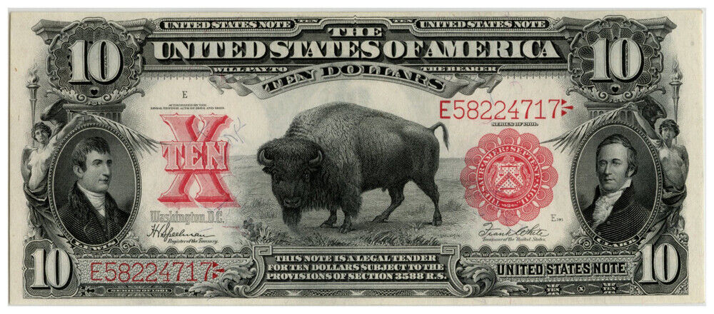 FR. 122 1901 $10 Legal Tender PCGS Choice Extremely Fine 40 - Other