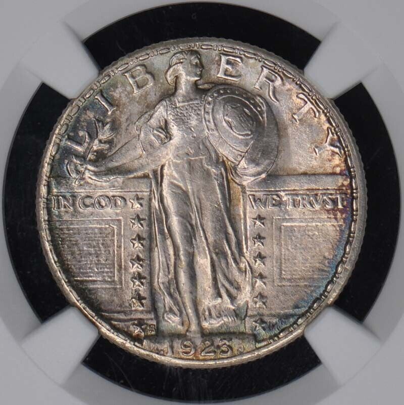 1923-S Standing Liberty Quarter 25C NGC MS64FH