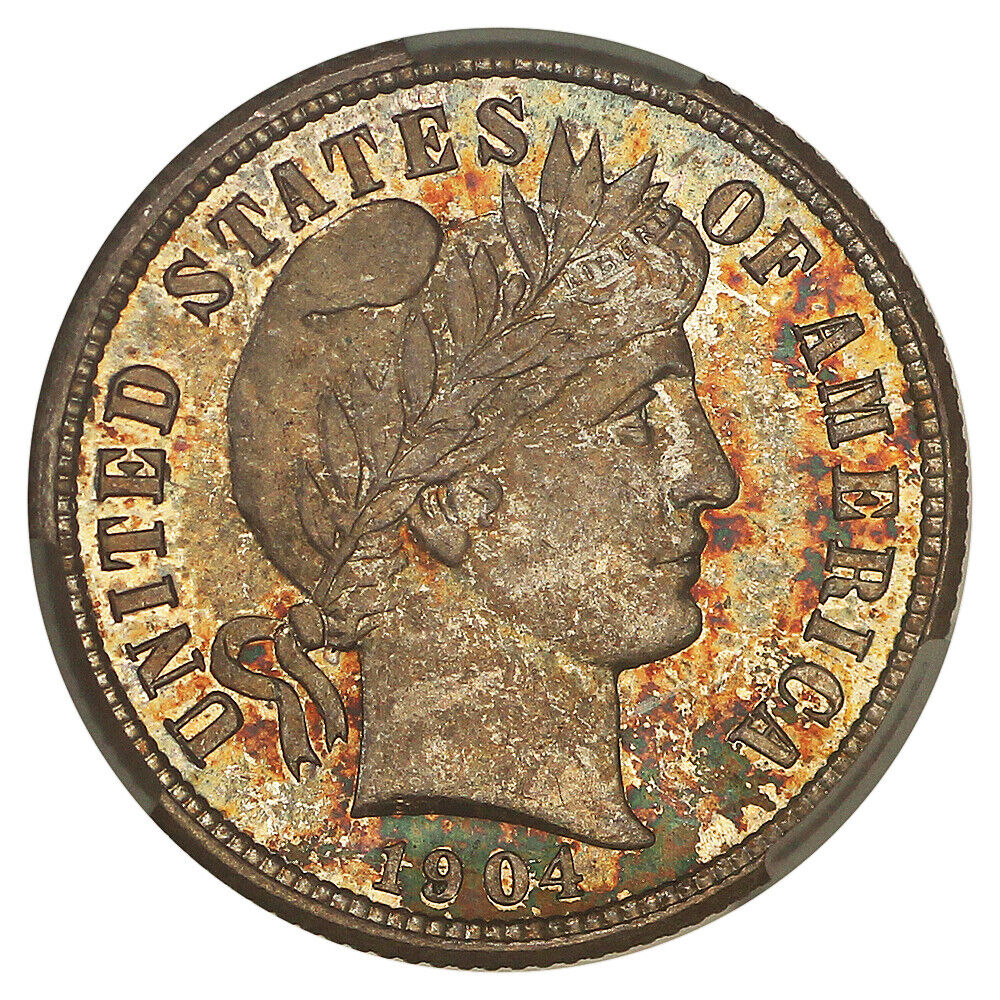 1904-S 10C CACG MS66+ ex: D.L. Hansen - Barber Dime