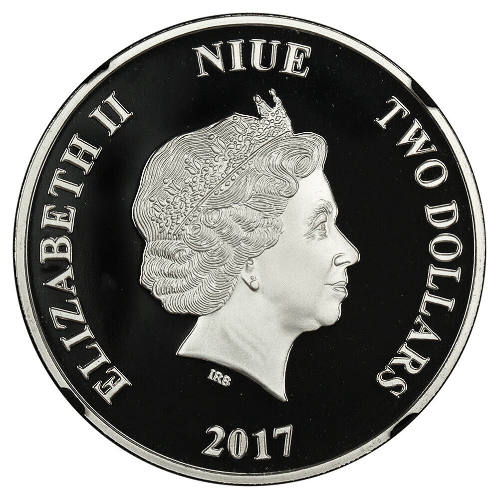 Niue: 2017 Star Wars Luke Skywalker $2 NGC Gem Proof (One of First 2000 Struck)